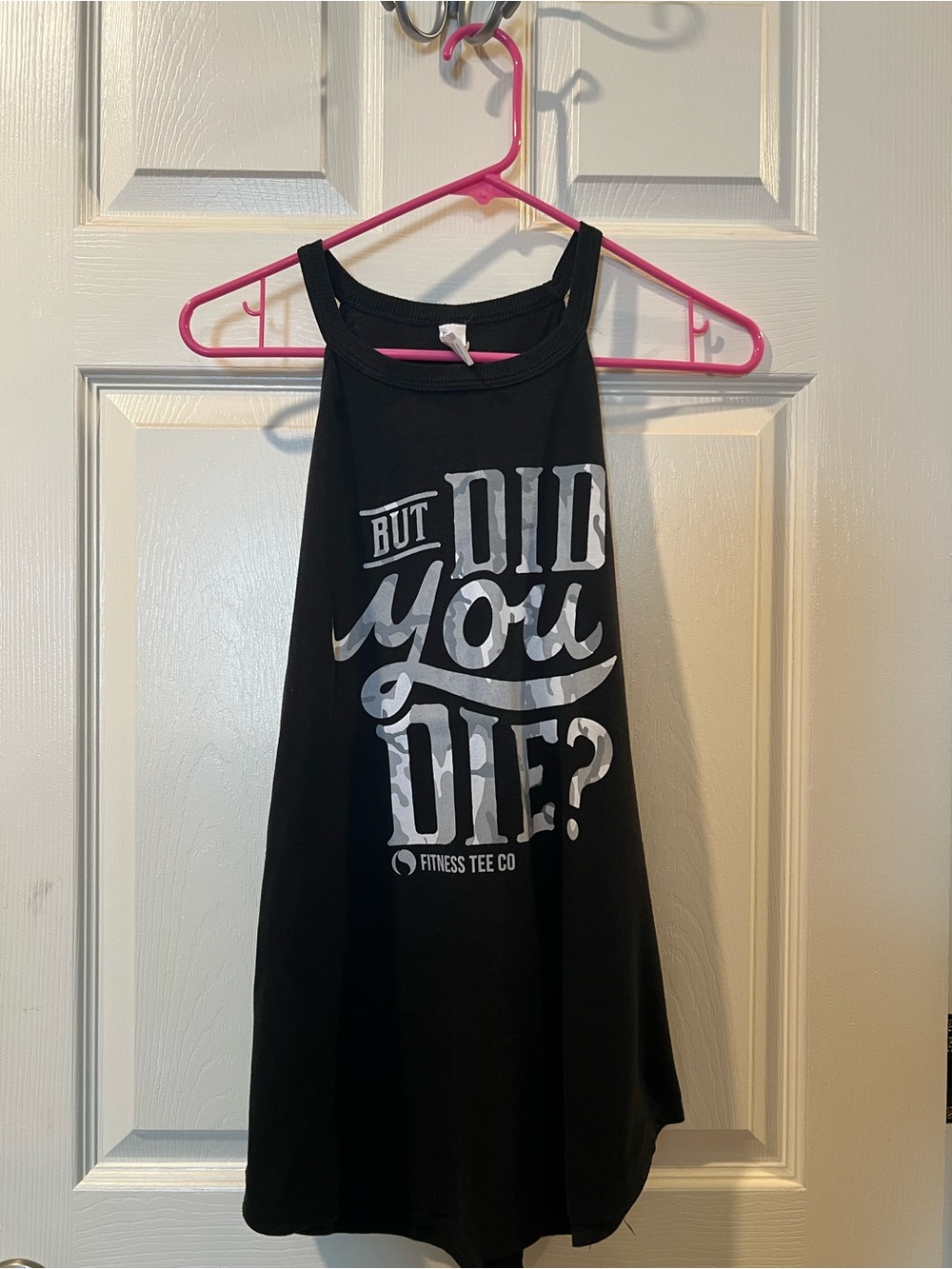 But Did You Die? Black Fitness Tank